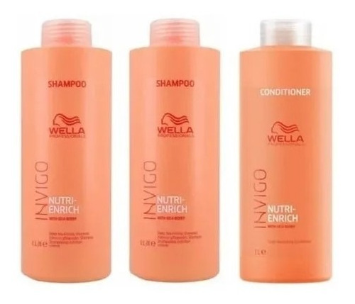 Kit Wella Invigo 02 Shampoo´s Enrich+01 Condicionador Enrich