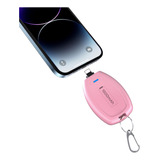 Cargador Portátil Con Llavero Para iPhone, Mini Batería De E