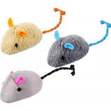 Set 3 Raton De Peluche Con Hierba Gatera Catnip Para Gatos 