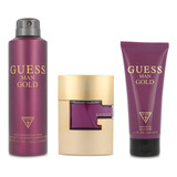 Set Guess Man Gold 3pzs - Caballero