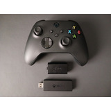 Controle Original Xbox Series X|s + Bateria E Adaptador Pc