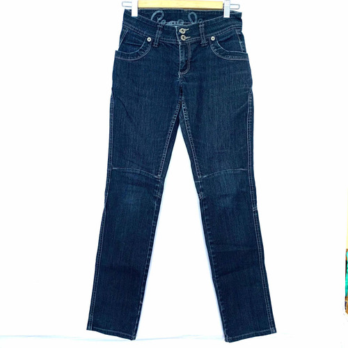 Jeans Pepe Jeans Mezclilla Color Azul Oscuro Talla 34 Usado