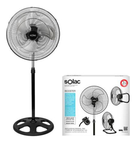 Ventilador Solac Booster Metálico 18 Pulgadas 3 En 1