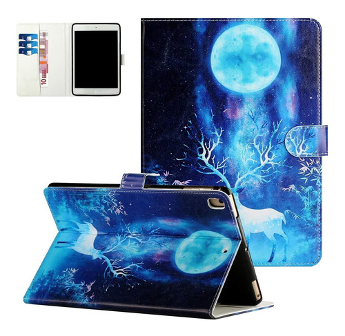 Funda Para iPad 5/6 Diseno De Ciervo