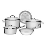 Panelas Solar Conjunto Com 5 Pesas De Aço Inox