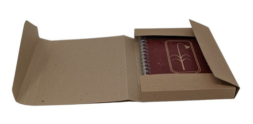 Caja Sustentable 100% Reciclable Cuadernos Agendas A5 - 50 U