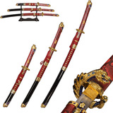 Juego De 3 Espadas Katanas Tradicionales Japonesas, Hechas A