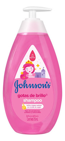 Shampoo Johnson Baby Gotas De Brillo X750ml