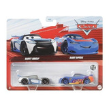 Harvey Rodcap & Barry Depedal Cars 2 Pack Disney Diecast