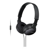 Auriculares 3.5 Mm Sony Plegables Super Bass Mdr-zx110ap Color Negro