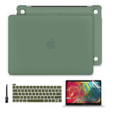 Funda Protectora Rigida Batianda Para Macbook Pro 13  Verde