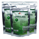 3 X Spirulina Pura En Polvo 100% Organico Con Vit C 150 Gr Sabor Sin Sabor