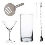 Kit Cocteleria Clasica Vaso Composicion Bartender Cocteleria