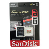 Cartão Memória Micro Sd Sandisk 64gb Extreme 200mbs