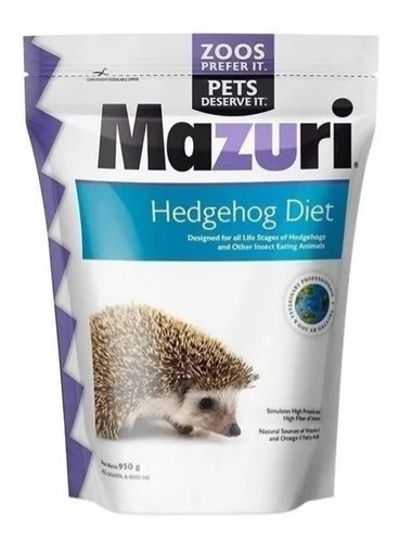 Mazuri Hedgehog Diet Alimento Erizo Africano 