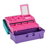 Caja Neceser Vanity 14  Para Manicure Caja Para Cosméticos 