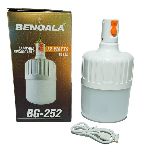 Bombillo Lampara Reflector Iluminación Led Recargable 12w 