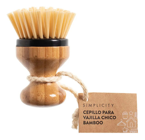 Cepillo Para Vajilla Bamboo Chico