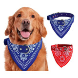 Collar Cuello Bandana Perros Grandes Mascota Ajustable L