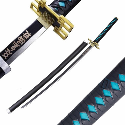 Espada Katana Tokito Muichiro Demon Slayer Em Aço Coleção