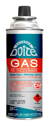 Gas Doite Propano Butano Cocinilla Soplete Encimera 227 Gr