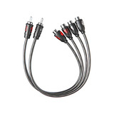 Rockrix Cable Divisor De Audio Rca De 1 Pie A 2 Hembras, Ada