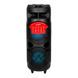 Parlante Aiwa Audio Party Aw-t600d Con Bluetooth  Negro 100v/240v