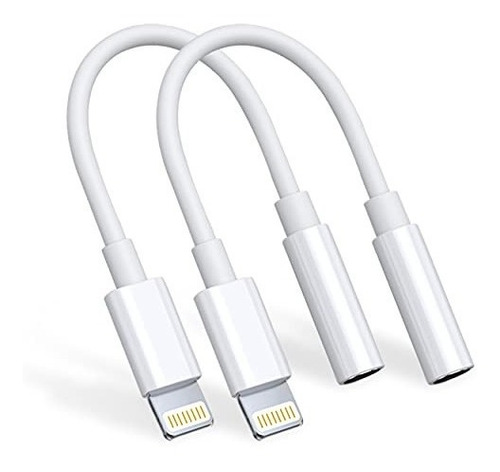 Cable Adaptador Lightning Para iPhone A Auricular 3,5 Mm!!!!