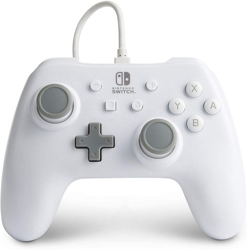 Control Alámbrico Blanco Nintendo Switch Nuevo 