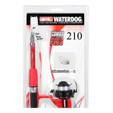 Equipo Pesca Kit Waterdog Combo Plus Caña Reel 2.10 Mts