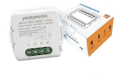 Módulo Mini Zigbee Smart Switch Tuya Novadigital Ms-104z