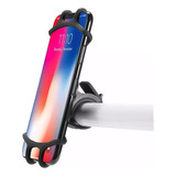 Porta Celular Bici Moto Manubrio Soporte Silicona Giratorio 