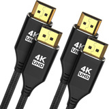 Ruizhi 4k Displayport A Hdmi Cable 3ft 2pack, Dp A Hdmi Uhd