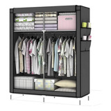 Closet Organizador Desarmable 4 Estantes Con Cremallera Rh87