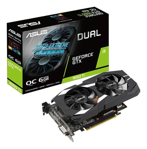 Nvidia Asus Dual Geforce Gtx 1660 Ti Dual-oc Edition 6gb