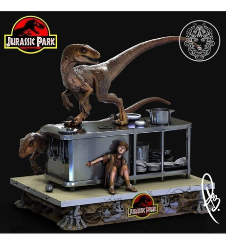  Archivo Stl Impresión 3d - Jurassic Park Diorama Movie