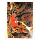 Michael Jordan De Chicago Bulls Nba Tarjeta Metal Shredders