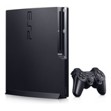 Ps3 Slim Playstation 3 Play 3 Original Preto Sony