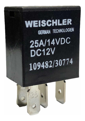 Micro Relay Universal Weischler Germany Tech 12v 25a 4- Pin