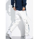 Bolsillos Hombre Jogger Hip Hop Cargo Pantalones R