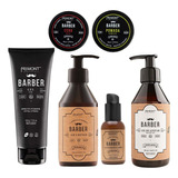 Kit Barberia Barber Completo Shamp - Gel- Cera- Pelo Primont