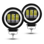 Remate! 2 Exploradoras 6led Cuadradas 7000 Lumens 12-24v