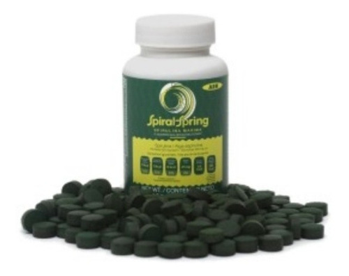 1 Bote Spirulina Máxima Orgánica 150tab 500mg Spiral Spring 