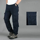 Pantalones Cargo Militares Para Hombre, Overoles Casuales Co