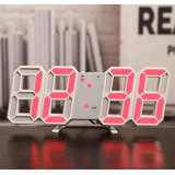 Reloj Despertador Digital Led Tipo Cronómetro Minimalista