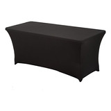 Cubierta Rectangular De Tabla Spandex 4 Ft Black