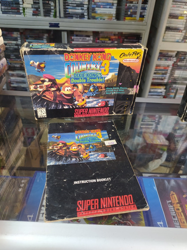 Caja Y Manual Donkey Kong 3 - Super Nintendo Snes