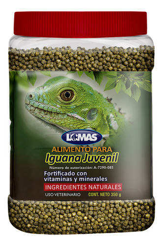 Alimento Balanceado Lomas Para Iguana Juvenil 350 Grs