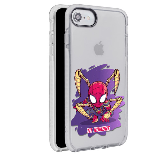 Funda Para iPhone Spiderman Marvel Personalizada Nombre