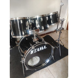 Tama Rockstar 1995, 6cps, Hi Hat, Pedal, 1 Sop Plat, Pie Red